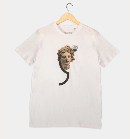 T-shirt bianca "Testa di Leucotea", Taglia XL